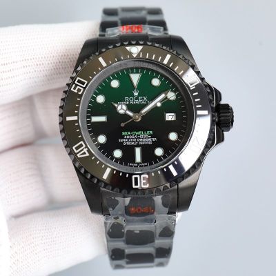 ROLEX Sea-dweller 4000 2836/3135 Movement 904L Steel 44mm Green Watch Rolex Deepsea Limited Edition